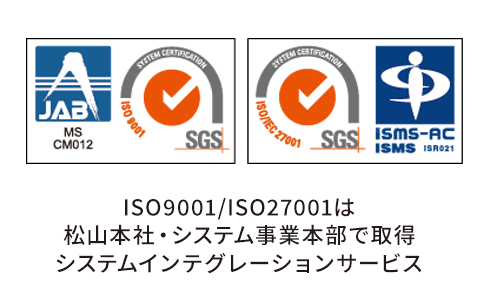 ISO9001　ISO27001
